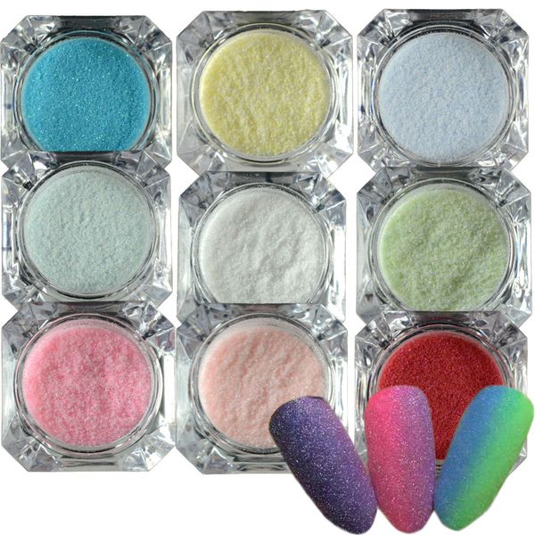 

1g sugar colorful holographic nail glier powder nail art beauty summer decor manicure pigment nail powder dust tips chty06-33, Silver;gold