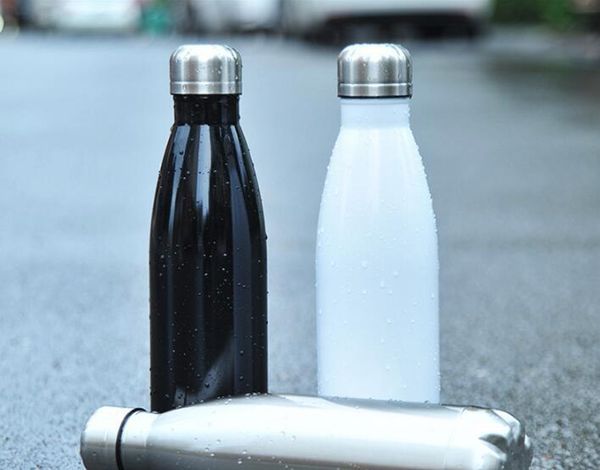 

12oz 16oz спорт на открытом воздухе чайник с вакуумной изоляцией путешествия чайник двухместный нержавеющей стали cola открытый чайник