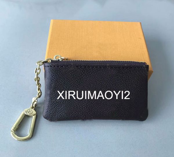 

4 цвета KEY POUCH Damier кожа держит высокое качество известный классический дизайнер женщин ключница портмоне маленький кожаный кошельки для ключей