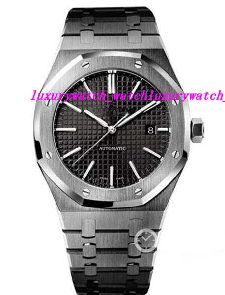 

luxury wristwatch stainless steel bracelet automatic 15400st.oo.1220st.01 41mm mechanical mens watches men's watch quality, Slivery;brown