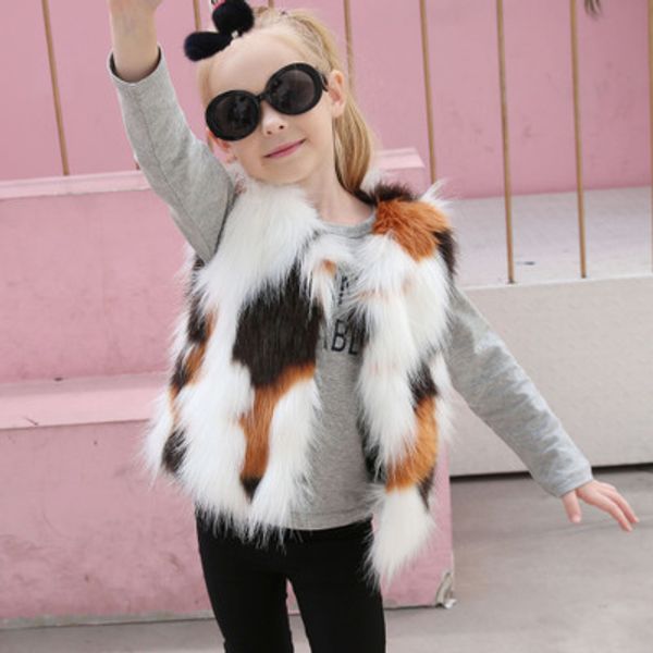 

fashion faux fur vest mt0814, Black