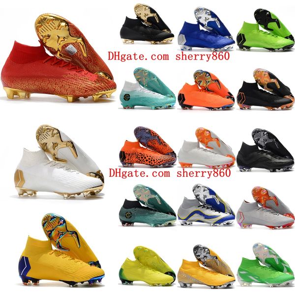 

2018 mens soccer cleats Mercurial Superfly VI Elite 360 CR7 FG AC soccer shoes cr7 football boots Ronaldo neymar scarpe calcio Cheap