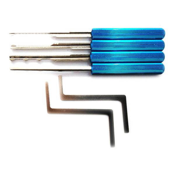 

GOSO 4-Piece Blue Dimple Picks - Qualified GOSO Lock Pick Set for Dimple Locks