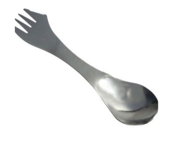 многофункциональный 3 in1 из нержавеющей стали Spork ложка нож вилка столовые приборы посуда Посуда открытый кемпинг пикник гаджет