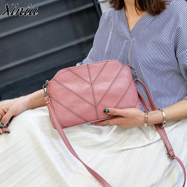 

new fashion style women bag soft leather messenger bags 2018 casual women's handbags crossbody ladies shoulder bag female clutch