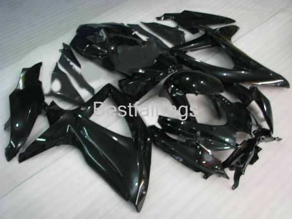 

all black fairing kit for suzuki gsxr600 gsxr750 2008 2009 2010 fairings gsxr 600 750 08 09 10 injection molding ns24