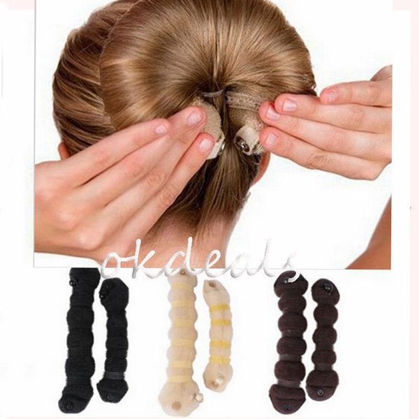 Women Girl Magic Style Hair Styling Tools Buns Braiders Curling