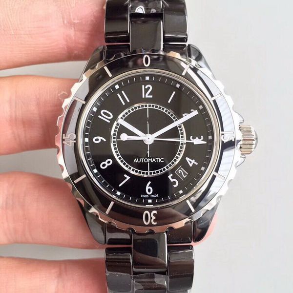 

Date luxury ceramic belt automatic 38 mm ca e promotion fa hion tainle teel brand new women watch wri twatch woen watche