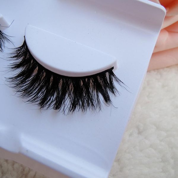 

False eyelash 100% handmade Horse hair natural messy thick cross eyelashes 2018