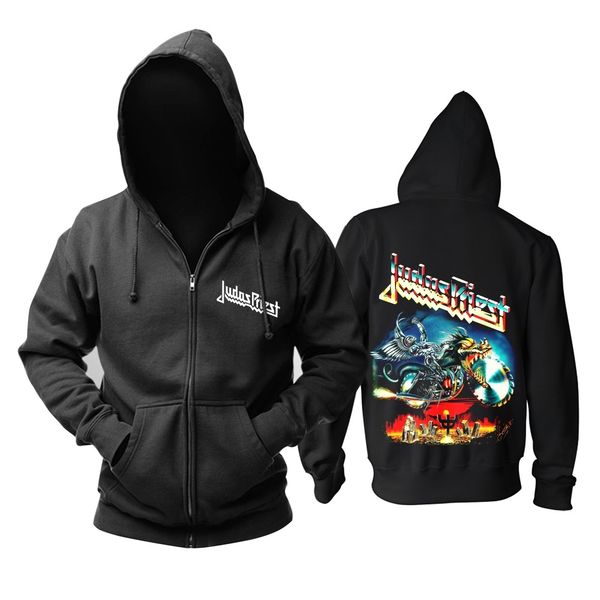 

12 kinds cool blade judas priest rock black hoodie shell jacket punk skull demon metal sweatshirt zipper sudadera 3d print