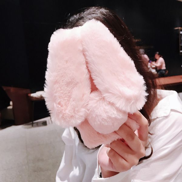 

hairy cute rabbit animal case for iphone 11 pro xs max xr x 6 6s 7 8 plus soft phone back cover case shell capa