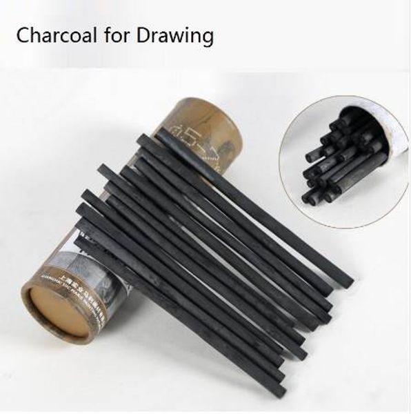 Уголь карандаши углеродный уголь для рисования графит черчения карандаши черчения рисунок художник графит продукты 25 шт.