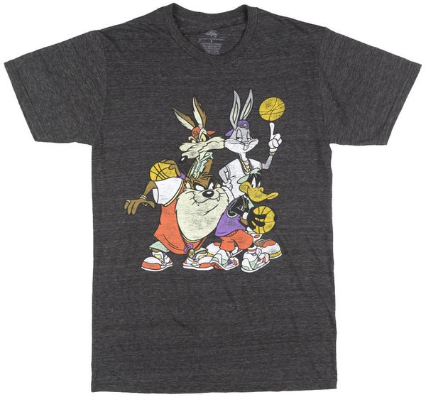 

Подробности ЗУ SPACE JAM LOONEY TUNES футболка мужская уголь 90-х годов ретро мультфильм TEE Т