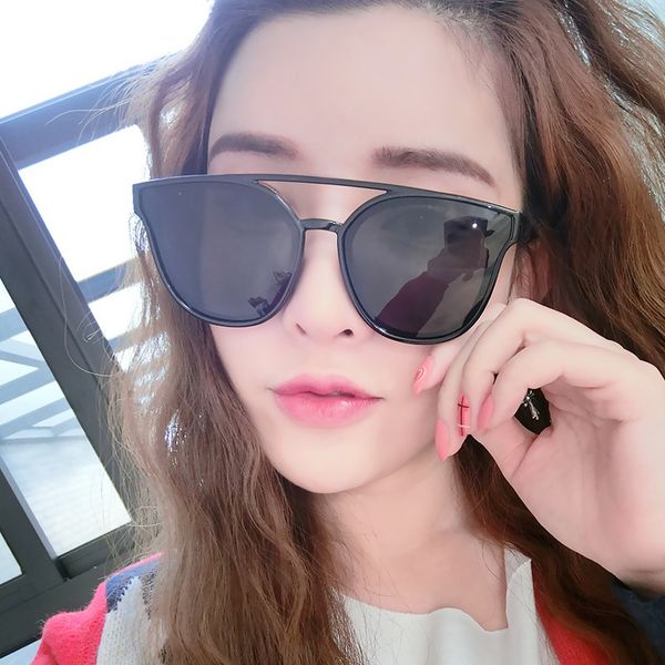 

fashion eye cat sunglasses colorful round women pc sunglasses summer outdoor uv400 eyewear female many color with box, White;black