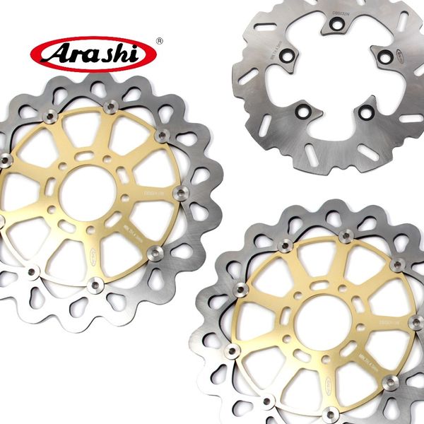 

arashi for suzuki gsxr 1000 2001 2002 front rear brake rotors disk disc gsxr1000 gsx r gsx-r 600 750 tl1000s tl1000r