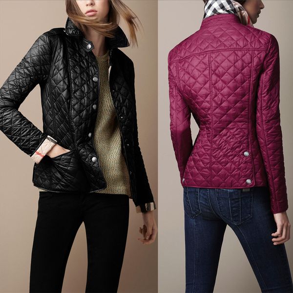 

Spring Autumn Women Jacket Slim Padded Women Coat Small Jackets Quilted Jackets Fashion Women's Jacket