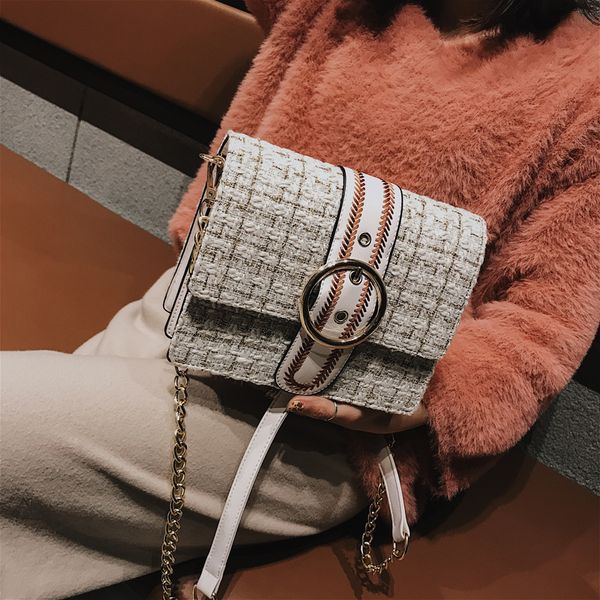 

2018 new style candy ladies messenger plain bags purse hasp bags cross body single strap bags jinshi wanggong /11