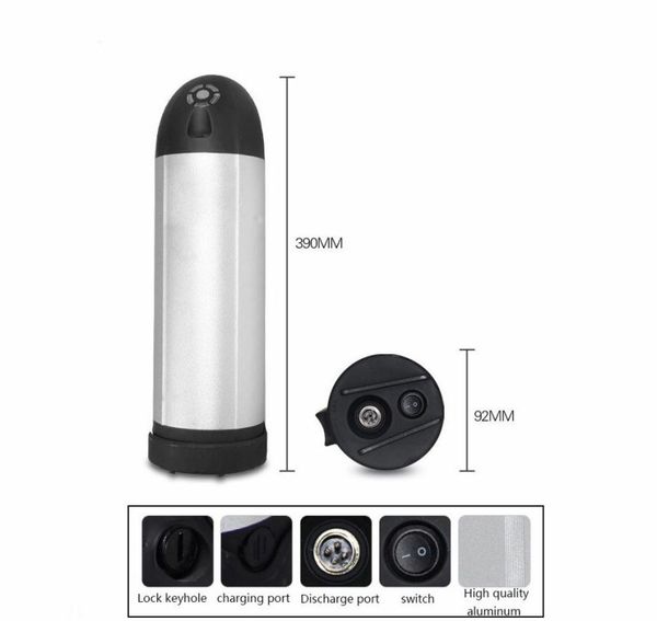 

no tax electric bicycle battery 48v lithium kettle battery 48v 12ah with charger for 1000w motor