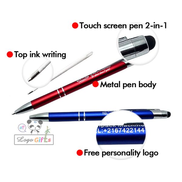 

logo promotional pen custom engraved with your logo on pen body please send to us cdr and pdf format is better, Black;red