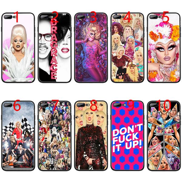 

RuPaul's Drag Race Мягкий черный ТПУ чехол для телефона для iPhone XS Max XR 6 6s 7 8 Plus 5 5s SE Cover