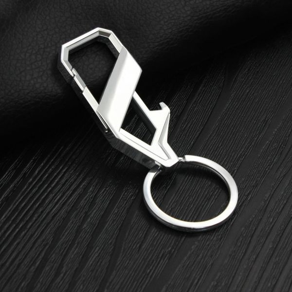 New Fashion Men Metal Keychain Opener Car Key Ring Open Promozionale LOGO Custom Made Women Best Gift jewelry