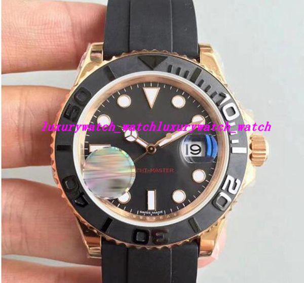 

Luxury watche rubber ro e gold aaa 40mm automatic movement mechanical men tainle teel men watche wri twatch hipping