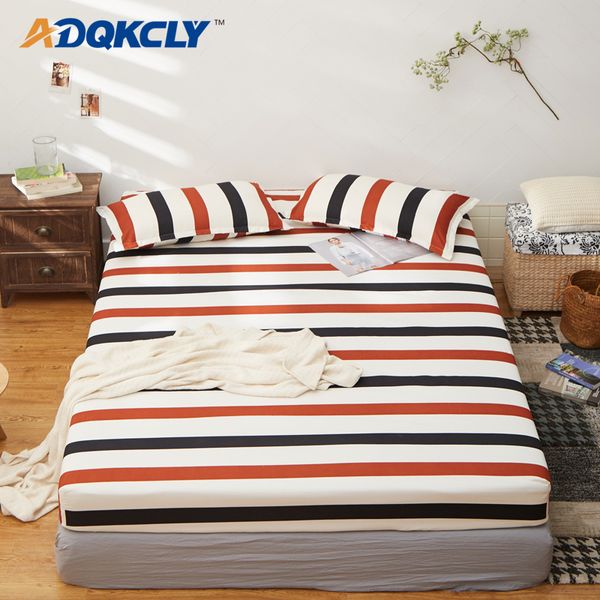

adqkcly fashion color bed sheet sets polyester fabric protection mattress covers with 2 pillowcase bed fitted sheet 20 colors