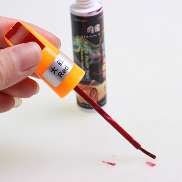 

2019 real direct selling gel pens notes resin 0.4mm writing car touch up pen scratch repair clear mark multi-function smudge tool painting