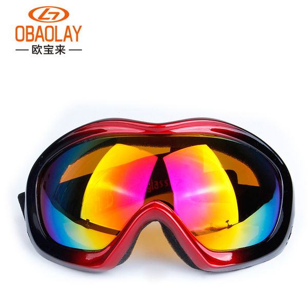 

winter ski goggles single lens uv windproof pchromic ski masker for adults children skiing snow snowboard motocross glasses