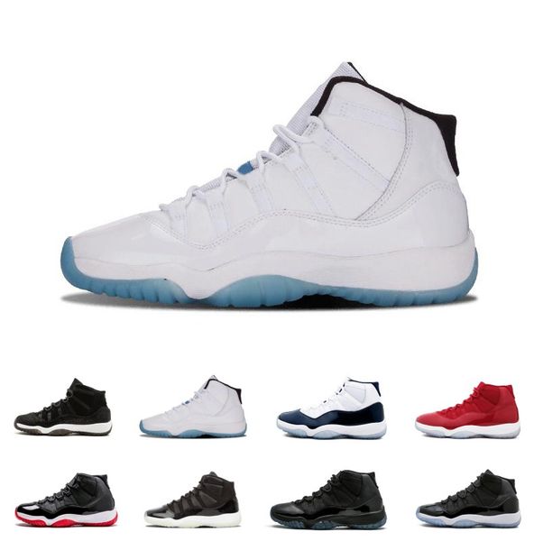 

mens basketball shoes j11 xi 11s gym red chicago midnight navy win like 82 unc space jam 45 11s athletic sport sneakers high cut