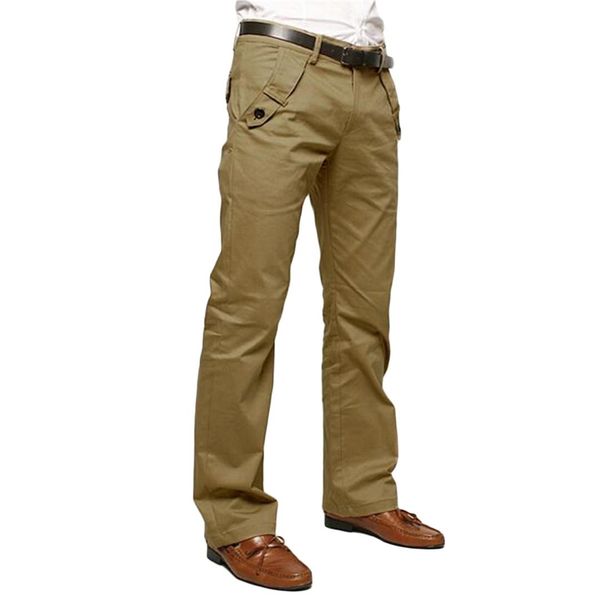 

yjsfg house brand fashion men suit pants long formal pants business slim straight suit trousers male work smart casual, Black