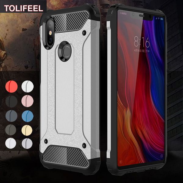 

For Xiaomi Mi 8 Mi8 SE Explorer Lite Mi 8SE Case Heavy Duty Hard PC + Soft TPU Shock Proof Cover Silicone Bumper Cases