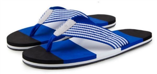 

2019 &#84OMMY Men Slippers Brand New Summer Men Flip-Flops Beach Slippers Shoes Eur Size 39-45 Wholesale and Retail