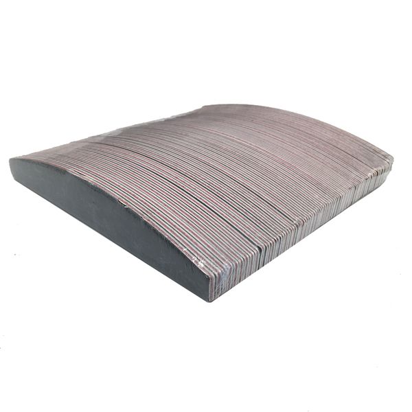 

100 pcs/lot 100/180 sanding buffer block buffing polish beauty tools professional nail files length 17.8cm black boat