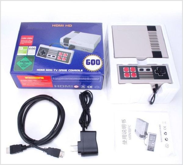 

HDMI Mini Классический ТВ Игровые приставки CoolBaby 600 Модель видео Game Player для 600 NES HD Games Co