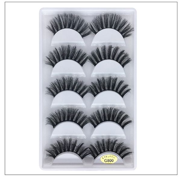 

thick 3d mink hair lashes natural long reusable false eyelashes makeup handmade real mink fur hair soft & vivid drop shipping fake lashes