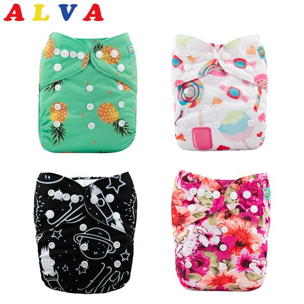 

50pcs per lot) alvababy reusable baby cloth diaper washable cloth nappy with 50pcs microfiber inserts ing