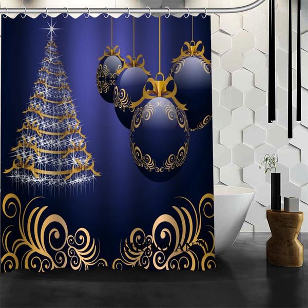 

водоустойчивые экраны ванны полиэстера занавеса ливня рождественской елки занавесов занавеса ванной комнаты современные подгоняли занавес