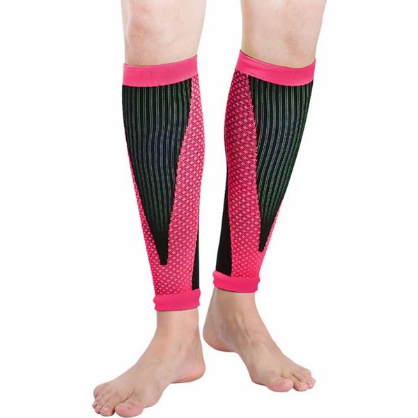 

2pcs breathable compression wrap legwarmers sport protection sleeve cover, Black