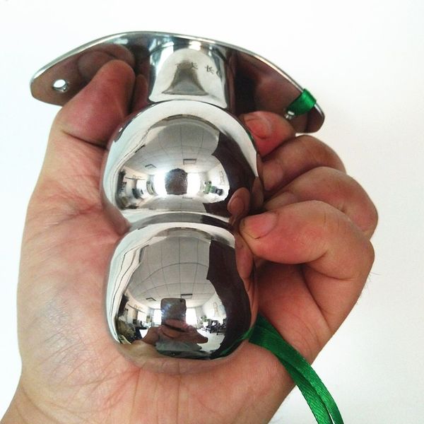 

male stainless steel solid anal plug anus expander beads butt ser metal plug stimulator anal dilator butt plug toys h8-1-88