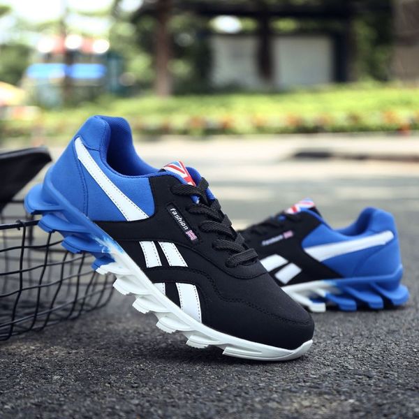 

2018 r men casual shoes breathable spring comfortable footwear fashion loafers chaussure wear-resistant sneakers, Black