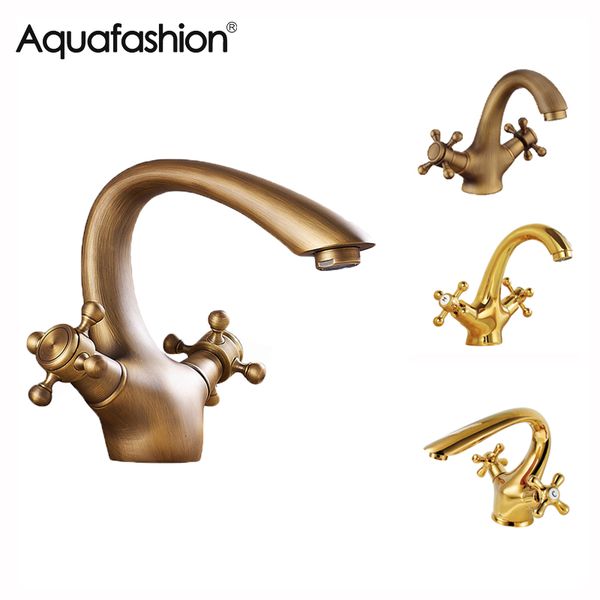 

solid brass basin faucet antique bronze sink faucet torneira cold bathroom sink basin mixer tap