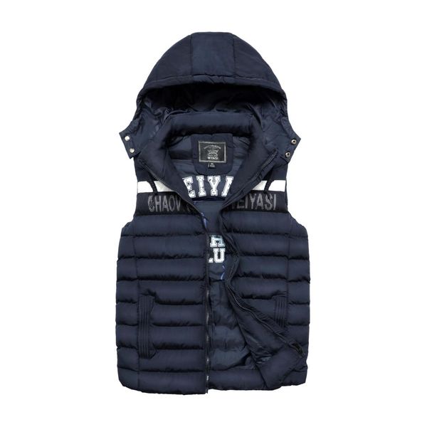 

normen мужская повседневная жилет с капюшоном твердые уличная, Black;white