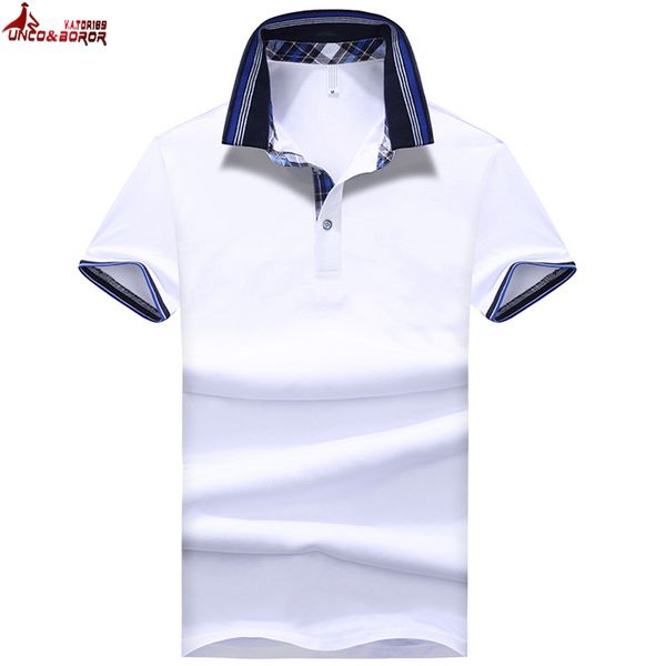 

r new brands mens soild color polo shirts brand short sleeve breathable camisas polo male shirt plus size 3xl ,4xl ,5xl wholesale, White;black