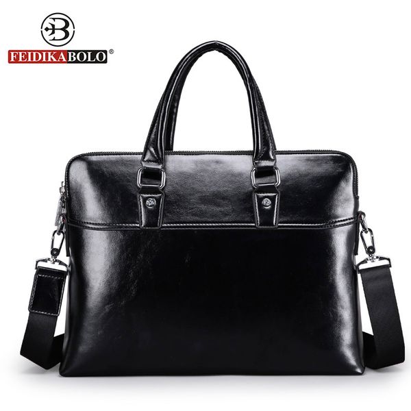 

bag men leather briefcase porta documentos men laptote bag mens portafolios maletin hombre messenger bags