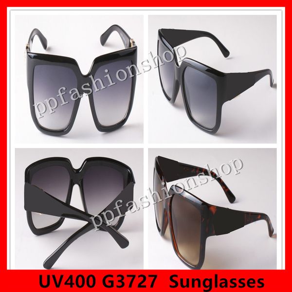 

luxury 3727 sunglasses men women brand designer sunglasses popular fashion retro style sunglasses uv protection lens, White;black