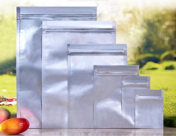 

Large ize aluminum foil mylar bag liver color ziplock bag pla tic packing bag for long term torage of food