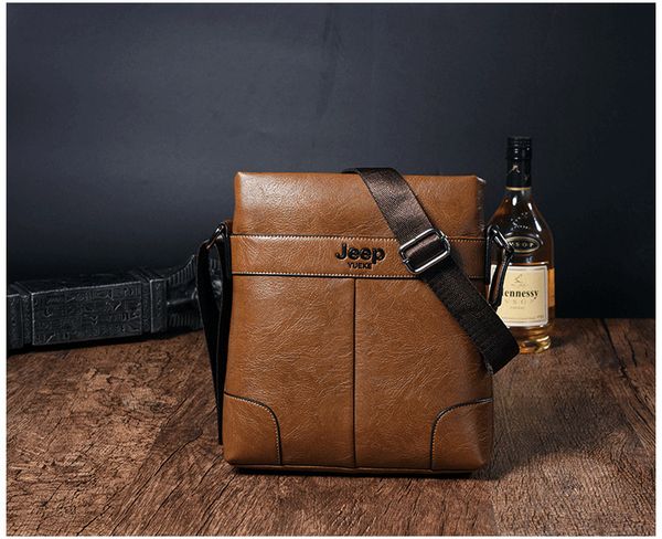 

2016 new male package business pu leather shoulder bag messenger bag vertical section 23 * 5 * 26cm fashionable essential travel