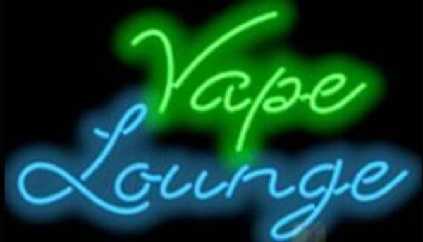 

Пользовательские новый Vape Lounge настоящее стекло неоновый знак свет пивной бар знак отправить нужно фото 19x15"