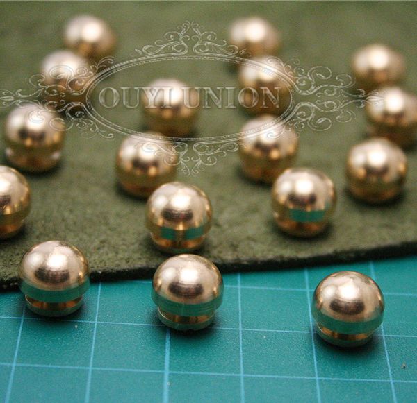 

bag brass rivet solid screw accessories ball belt nail 10pcs-100pcs 10mm*6mm aicmw, Red;black